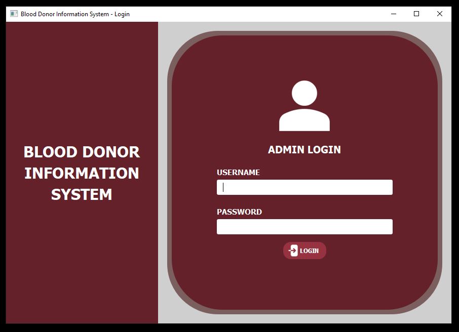 Blood Donor Information System Image